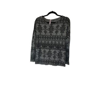 Alya Black‎ Aztec Sweater Size Medium